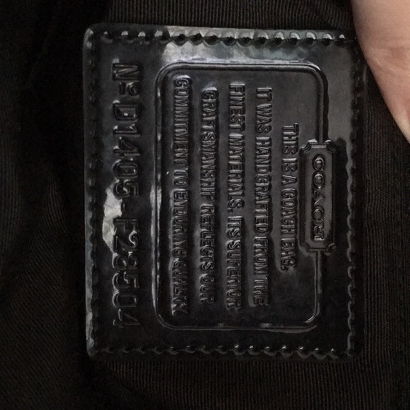 NWT Black & White Coach Purse - Picture 4 of 8